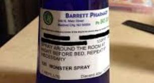 Spray anti-monstruos para hacer dormir los niños tranquilos
